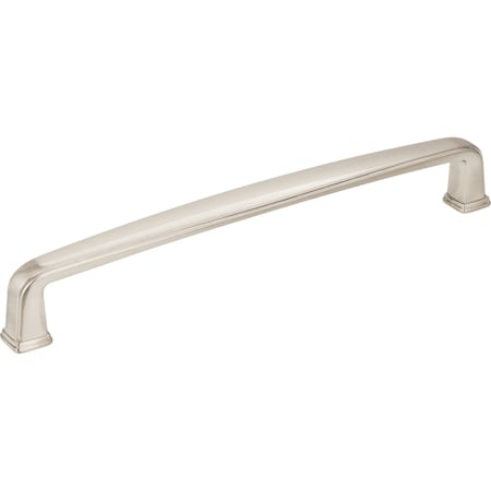 Jeffrey Alexander 160 mm Center-to-Center Satin Nickel Square Milan 1 Cabinet Pull 1092-160SN